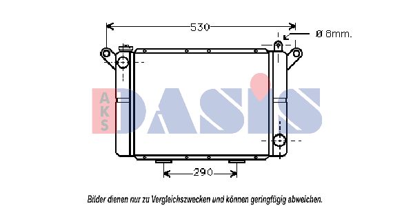 AKS DASIS Radiators, Motora dzesēšanas sistēma 181000N